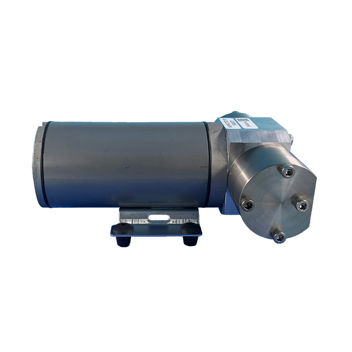Pumptec 107SS high-pressure watermaker pump, left view