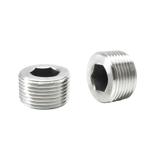 316SS Stainless Steel Hex Plug 1/4 NPT