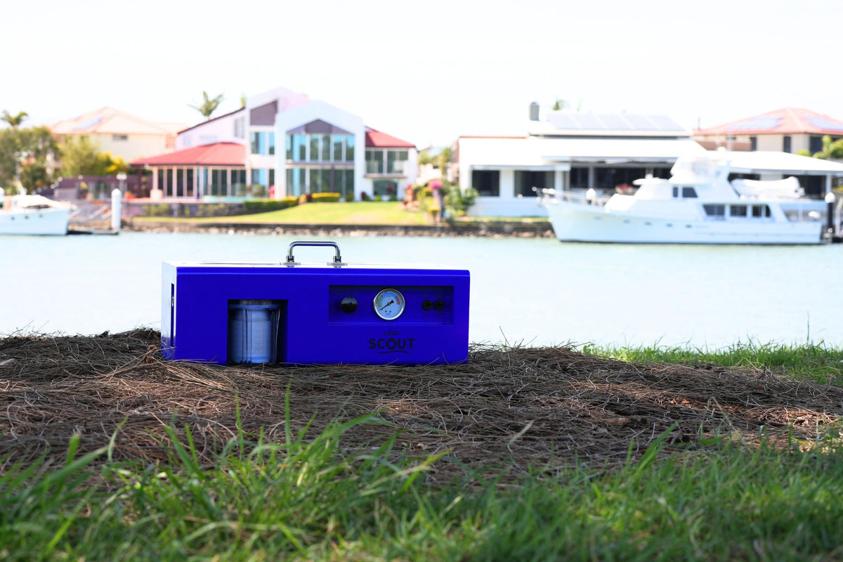 LEDI Scout watermaker hero shot, the ideal watermaker for New Zealand sailors and cruisers
