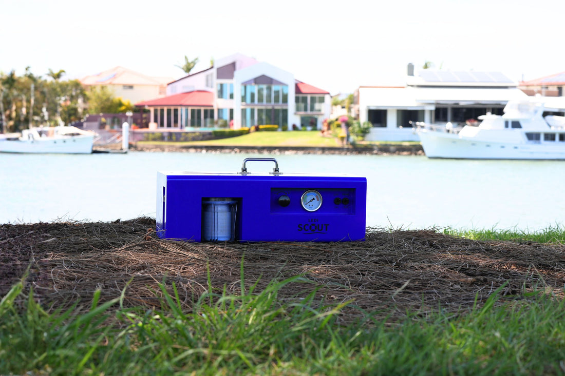 LEDI Scout portable watermaker for cruising catamaran use