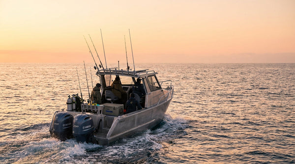 LEDI Scout watermaker in use on a plate boat at sea