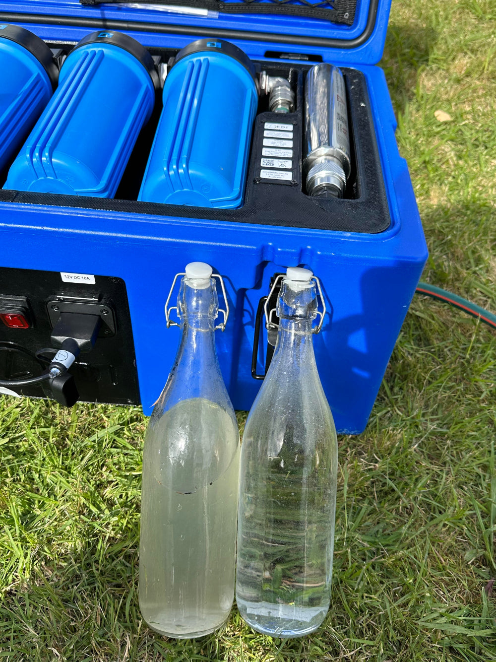 Portable water purification in the field