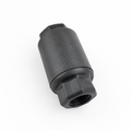 Black plastic Anka check valve with threaded female inlet for marine watermaker systems