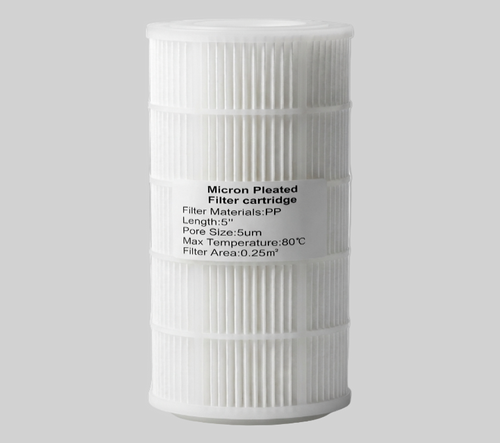 pleated cartridge filter