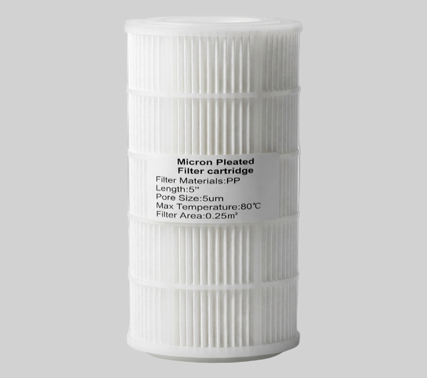 pleated cartridge filter