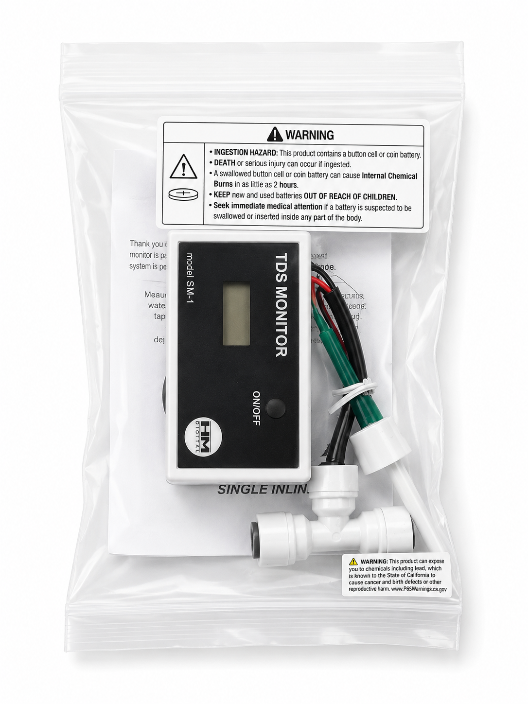 Inline TDS sensor -  Single Channel