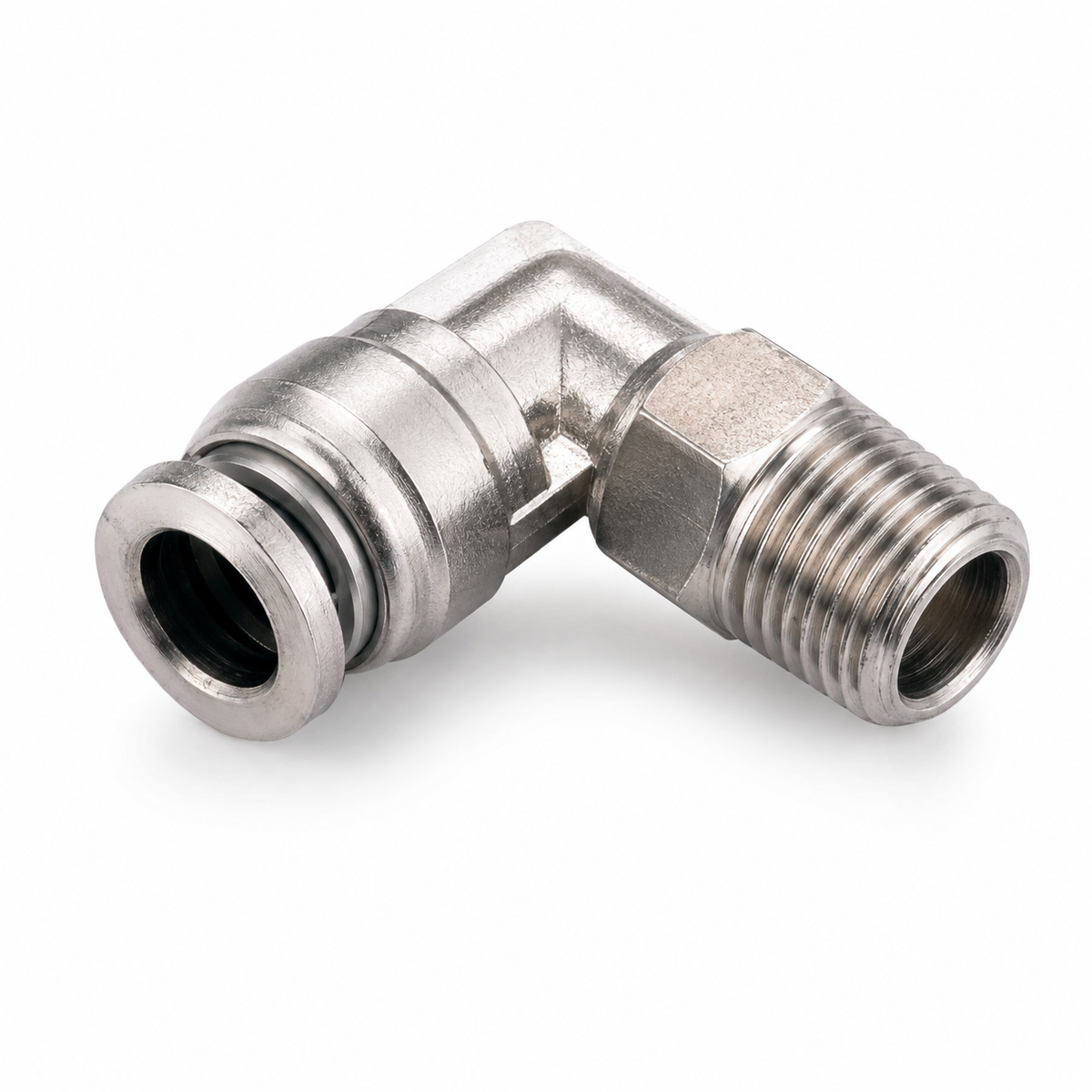 316SS Straight Pushfit x Thread Swivel elbow (Imperial sizes)