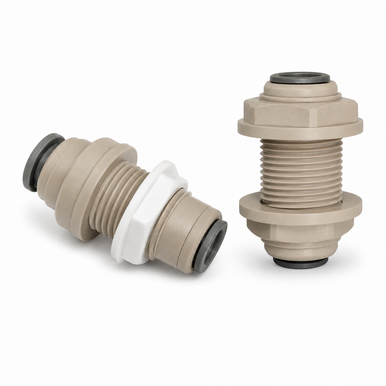 Bulkhead tube joiners