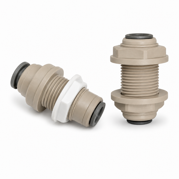 Bulkhead tube joiners