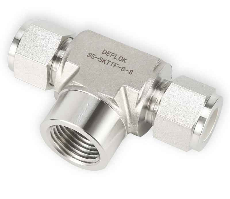316 Stainless Steel Female Branch Tee 1/4 NPT