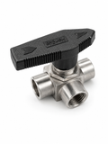 3 way ball valve - 304SS