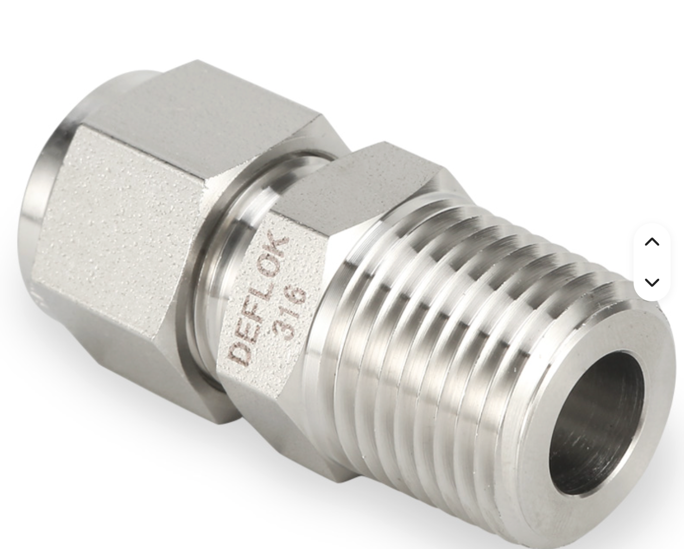 316 Stainless Steel Male Connector Compression to NPT