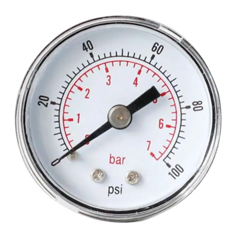 Stainless Steel Pressure Gauge 0-100 PSI