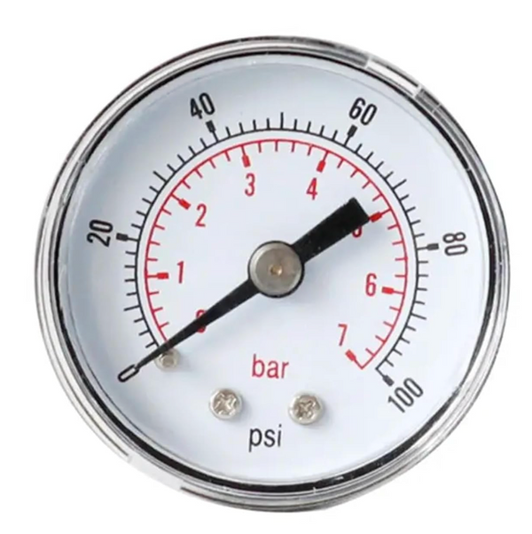 Stainless Steel Pressure Gauge 0-100 PSI