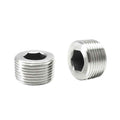 316SS Stainless Steel Hex Plug 1/4 NPT