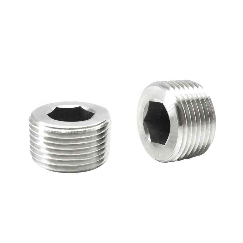 316SS Stainless Steel Hex Plug 1/4 NPT